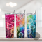 Colorful floral quote mug Motivational self-care tumbler. Vibrant dandelions coffee cup. Custom mindfulness tea tumbler
